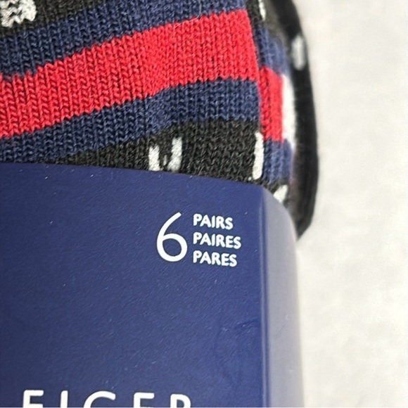 New Tommy Hilfiger Socks Women’s 6 Pair Black Cushion No Show Socks Activewear - Picture 7 of 12